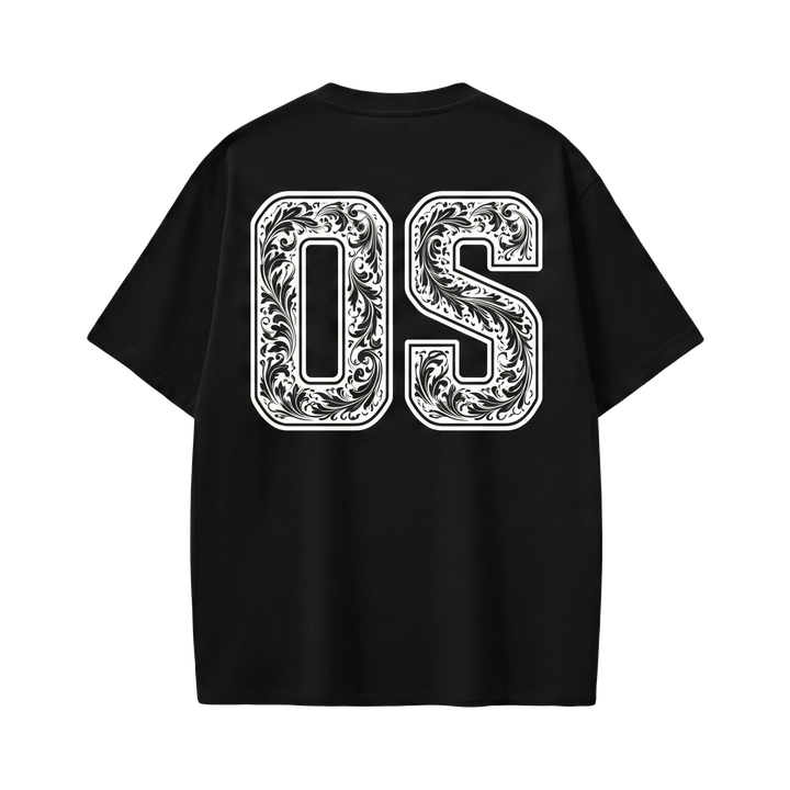 Off supply OS black T-shirt