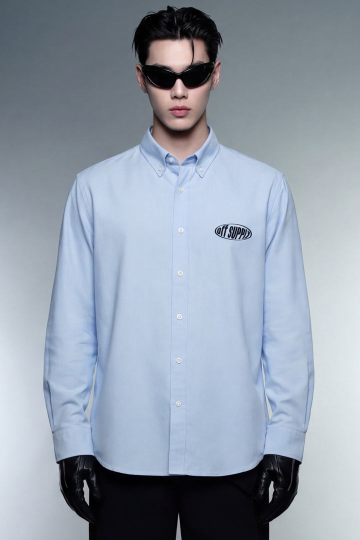 Twenties Off Supply Ice Blue Shirt